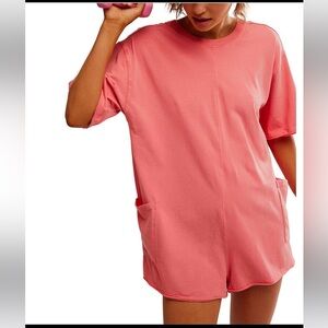 Free People Movement Hot Shot Tee Romper